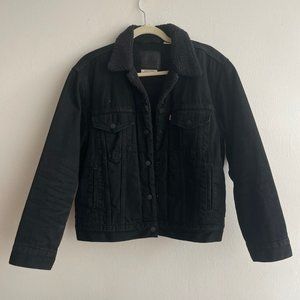 levi's shearling trucker jacket